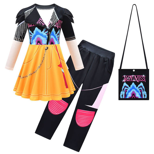 kinder Mädchen Kpop Demon Hunters Mira Cosplay Kostüm Halloween Karneval Party Anzug