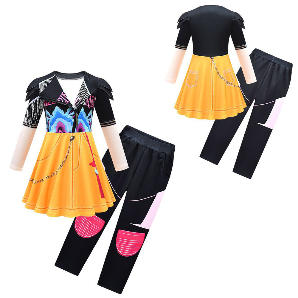 kinder Mädchen Kpop Demon Hunters Mira Cosplay Kostüm Halloween Karneval Party Anzug