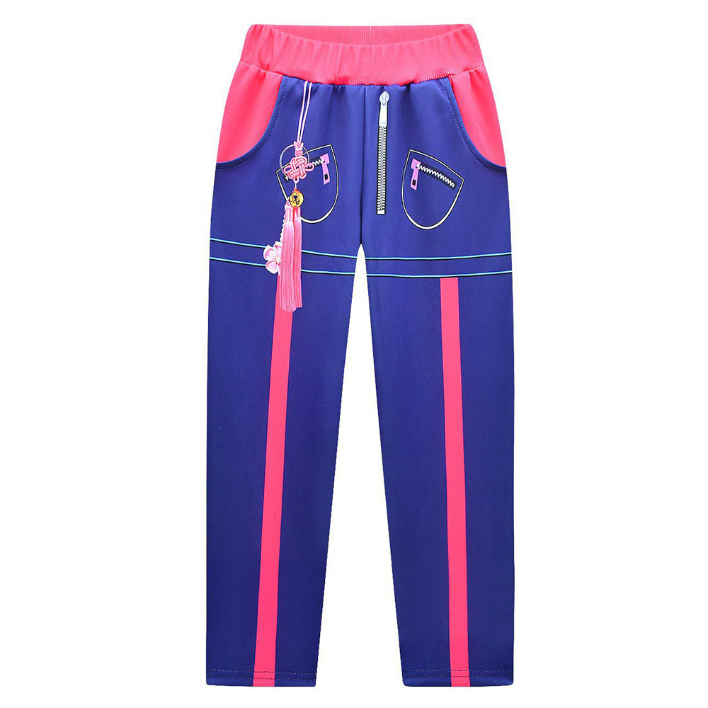 Kinder Mädchen Kpop Demon Hunters Rumi Cosplay Kostüm Halloween Karneval Party Anzug