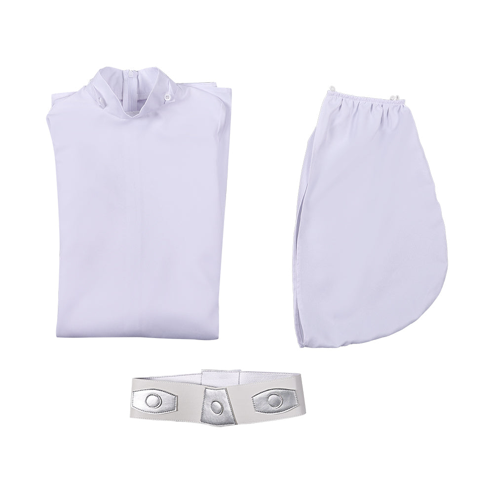 Kinder Mädchen Leia Cosplay Kostüm Outfits Halloween Karneval Anzug