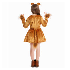 Kinder Mädchen Löwe Cosplay Kostüm Halloween Karneval Party Anzug