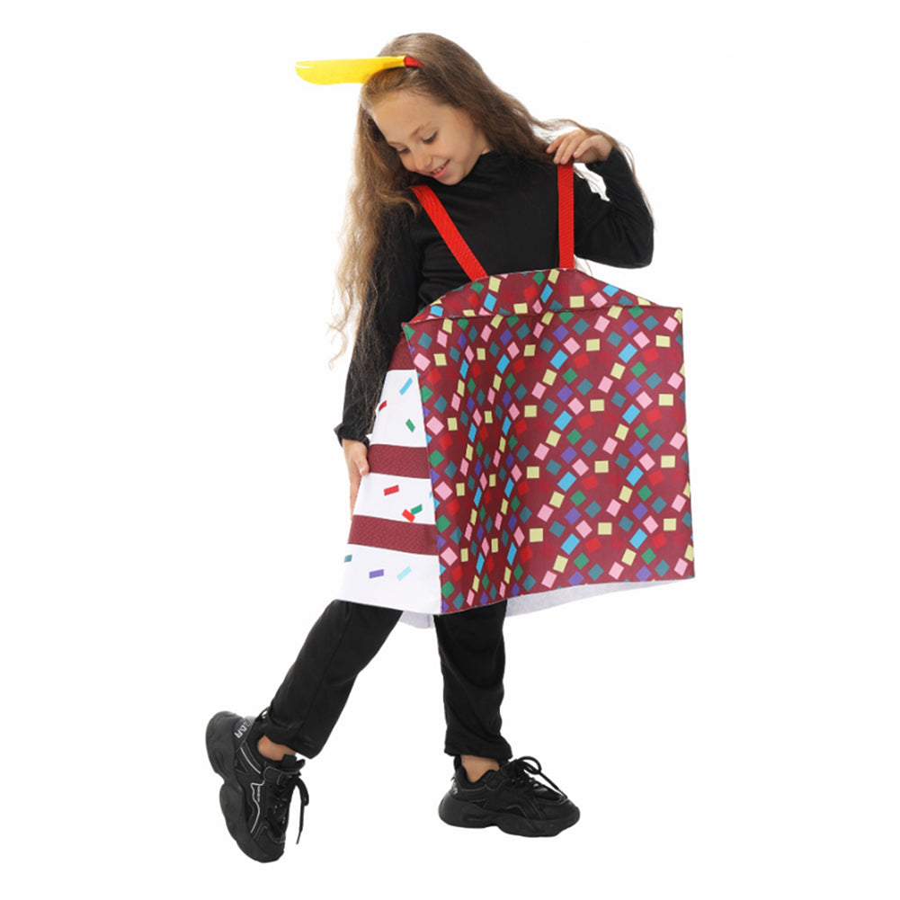  Kinder Mädchen Mousse Torte Cosplay Kostüm Halloween Karneval Party Anzug
