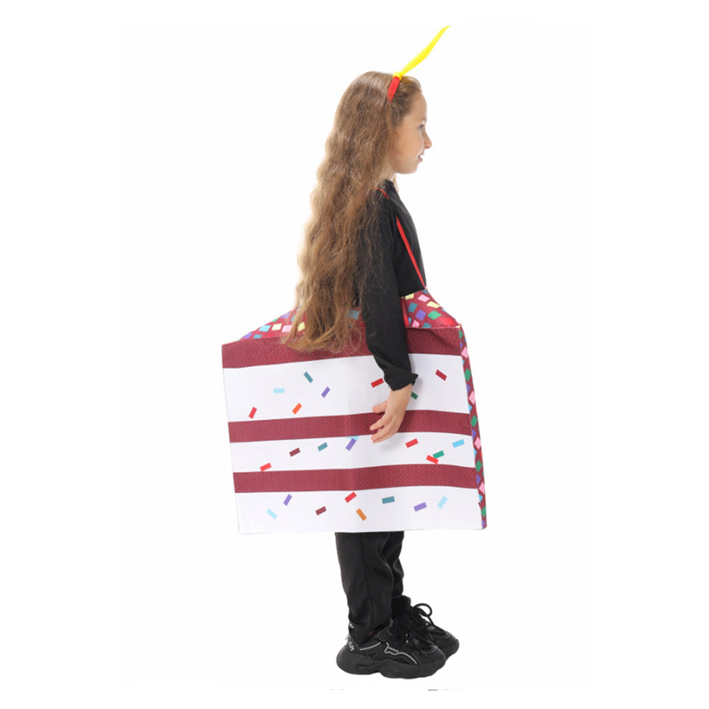  Kinder Mädchen Mousse Torte Cosplay Kostüm Halloween Karneval Party Anzug