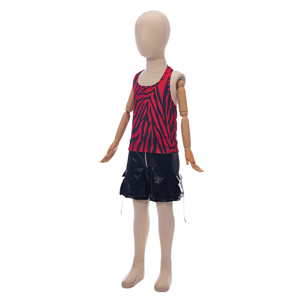 Kinder Mädchen Nikki Freeman rot Kostüm Set Nikki Cosplay Outfit