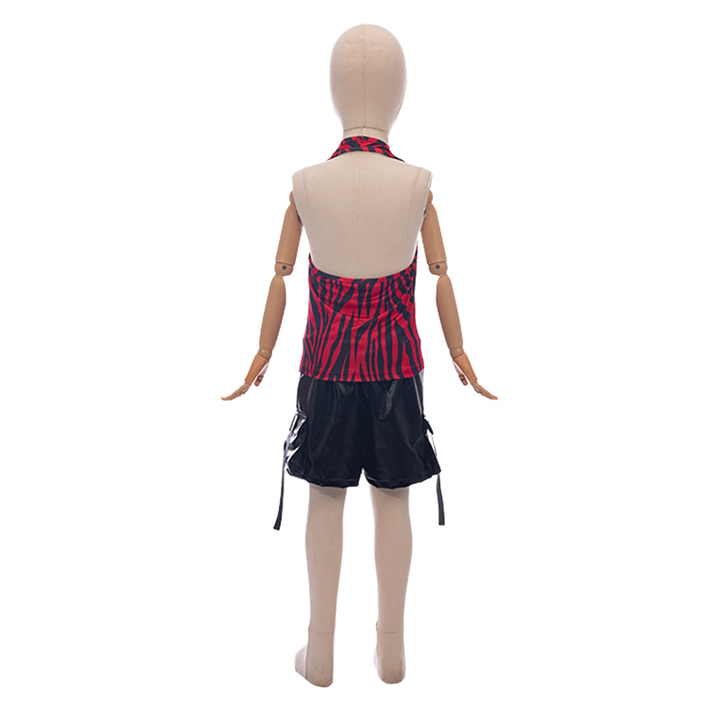 Kinder Mädchen Nikki Freeman rot Kostüm Set Nikki Cosplay Outfit