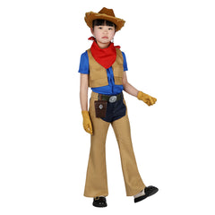 Kinder Mädchen Peach Princess Peach: Showtime! Cowgirl-Kostüm Cosplay Kostüm Outfits Halloween Karneval Anzug