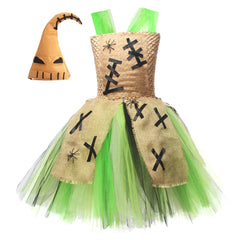 Kinder Mädchen tutu Kleid Oogie Boogie Man The Nightmare Before Christmas Cosplay Kostüm Outfits Halloween Karneval Anzug