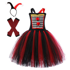 Kinder Mädchen tutu Kleid Pennywise Cosplay Kostüm Outfits Halloween Karneval Anzug