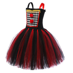 Kinder Mädchen tutu Kleid Pennywise Cosplay Kostüm Outfits Halloween Karneval Anzug