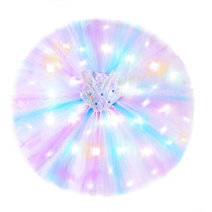 Kinder Mädchen tutu Led Kleid Prinzessin Cosplay Kostüm Outfits Halloween Karneval Anzug