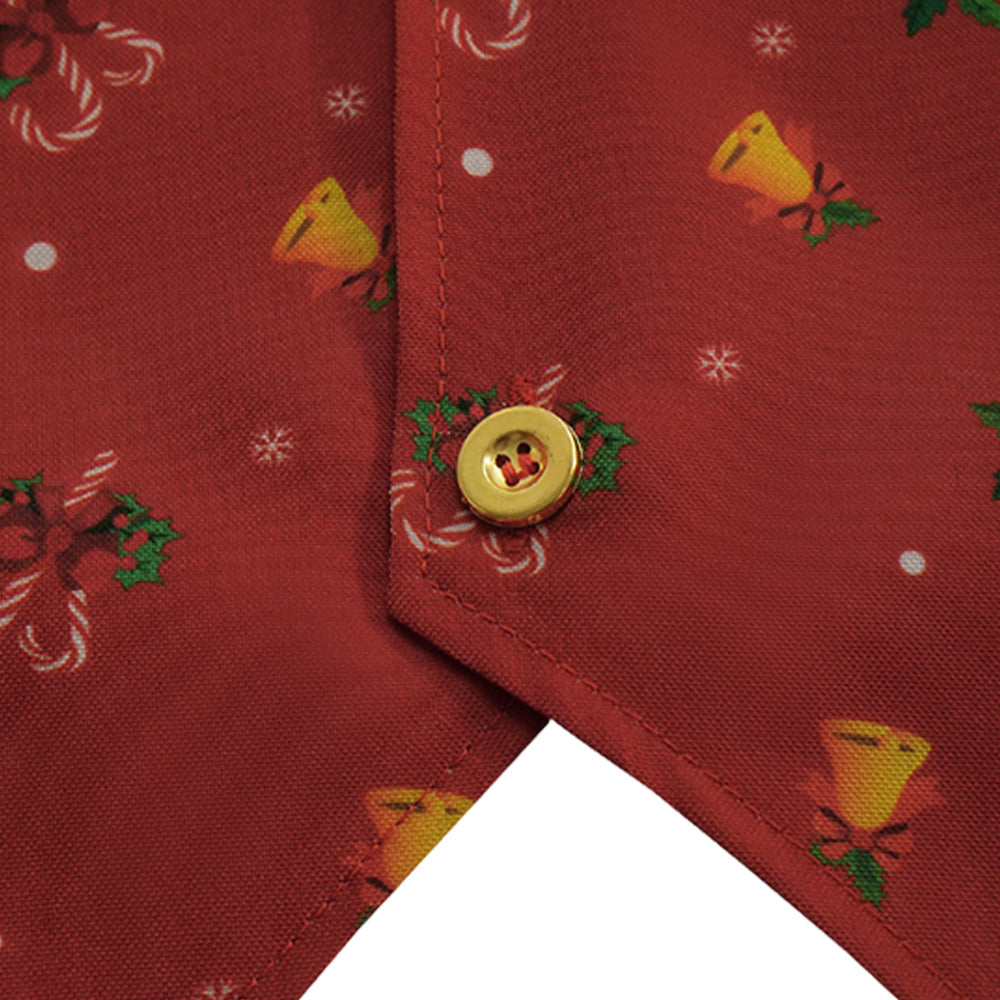 Kinder Mädchen Weihnachtskostüm mit roter Weste Rock und Ohren Cosplay Kostüm Party