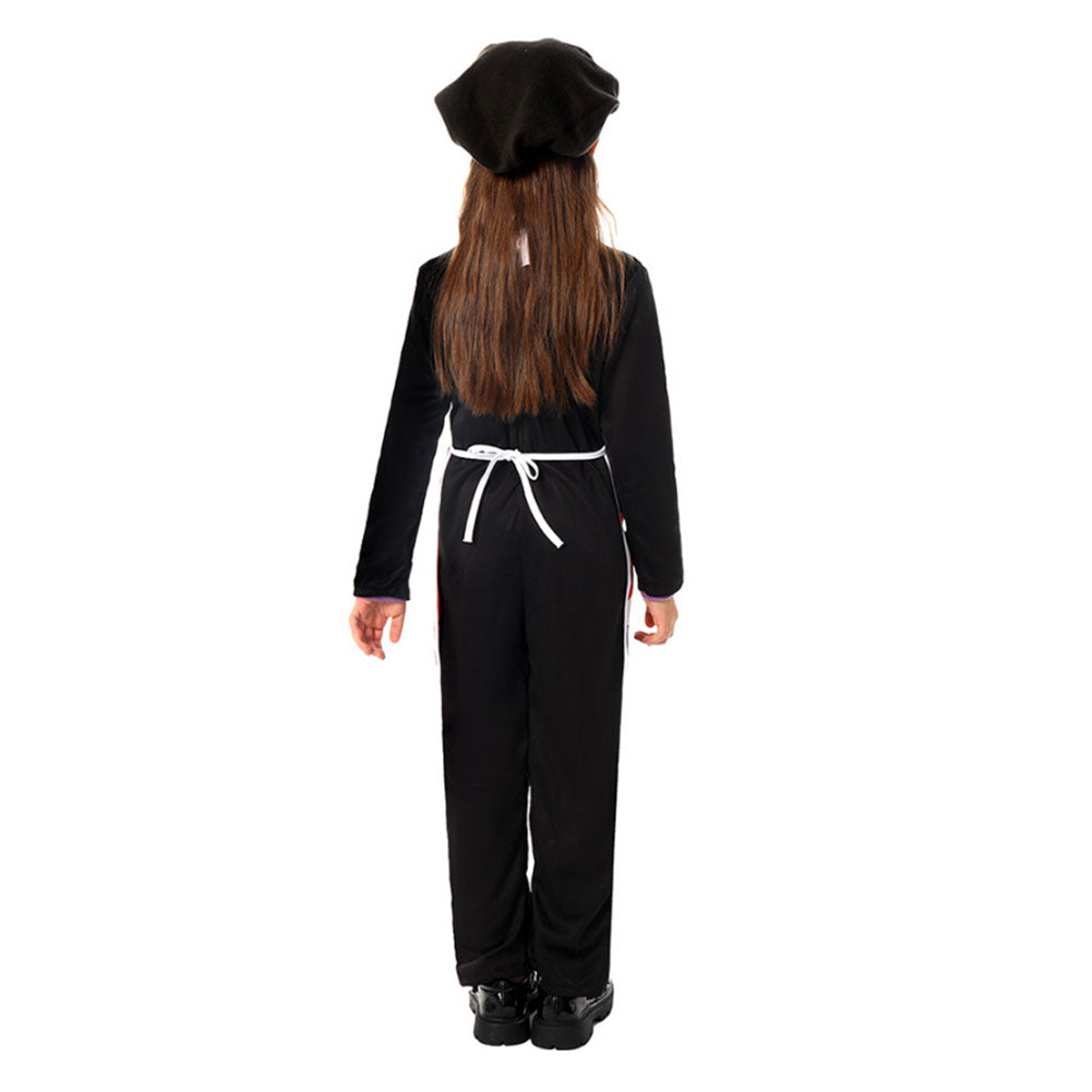 Kinder Maler Farbpalette Schürze Hut Cosplay Kostüm Outfits Halloween Karneval Anzug