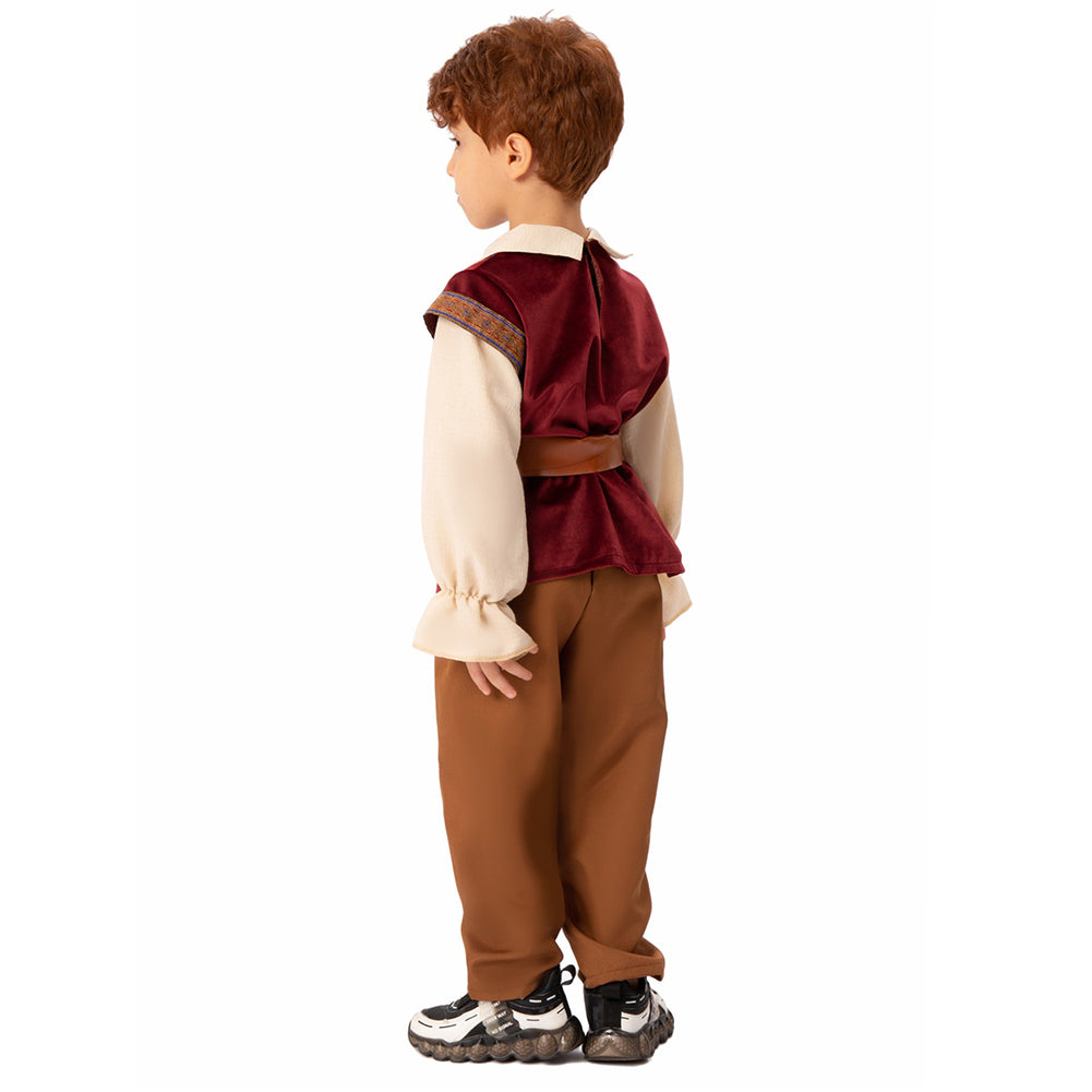 Kinder mittelalterliche Retro-Party Bühnenauftritt Cosplay Kostüm Outfits Halloween Karneval Anzug