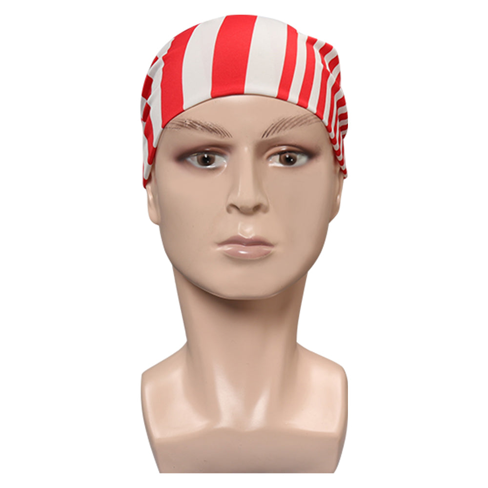 Kinder One Piece Buggy Hut Cosplay Kostüm Halloween Karneval Party Zubehör
