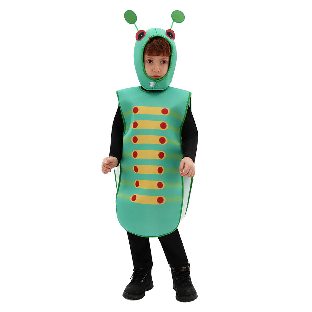 Kinder Raupe Cosplay Kostüm Outfits Halloween Karneval Anzug