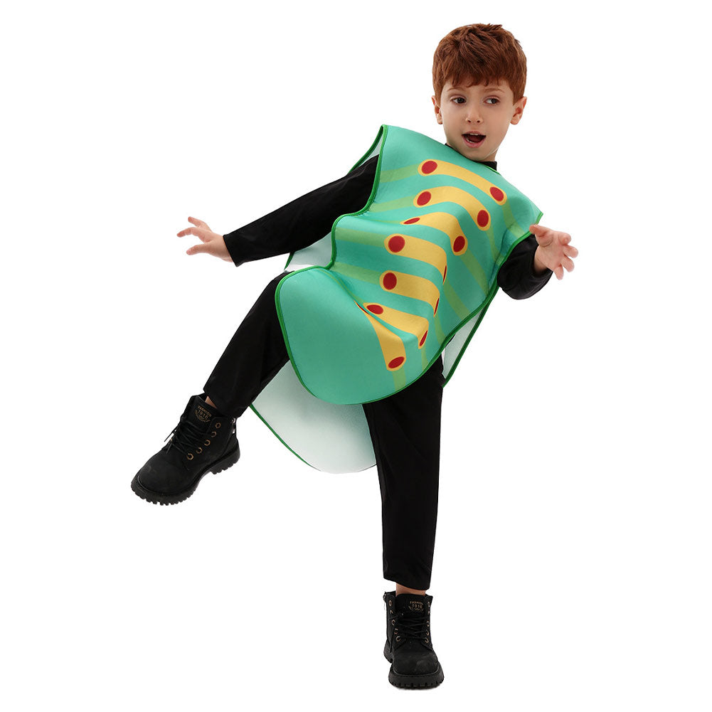 Kinder Raupe Cosplay Kostüm Outfits Halloween Karneval Anzug