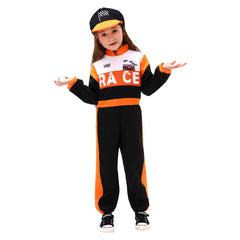 Kinder Rennfahrer Cosplay Kostüm Outfits Halloween Karneval Anzug Stil