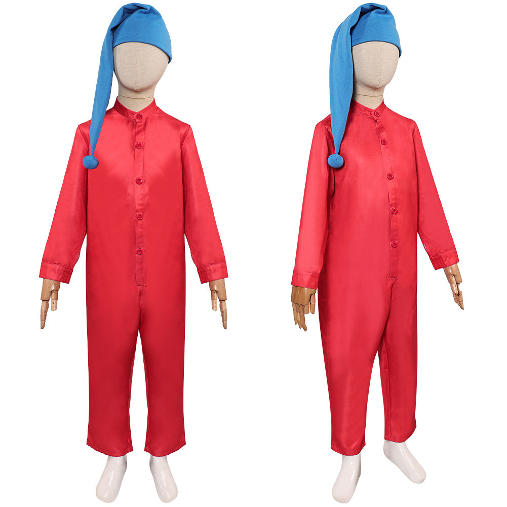 Kinder Schneewittchen Zwerg Cosplay Kostüm Outfits Halloween Karneval Anzug Zwerg