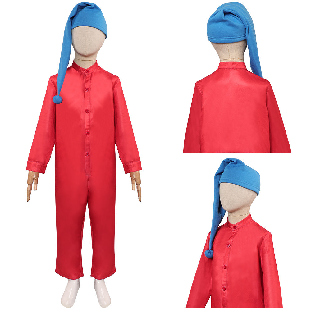 Kinder Schneewittchen Zwerg Cosplay Kostüm Outfits Halloween Karneval Anzug Zwerg