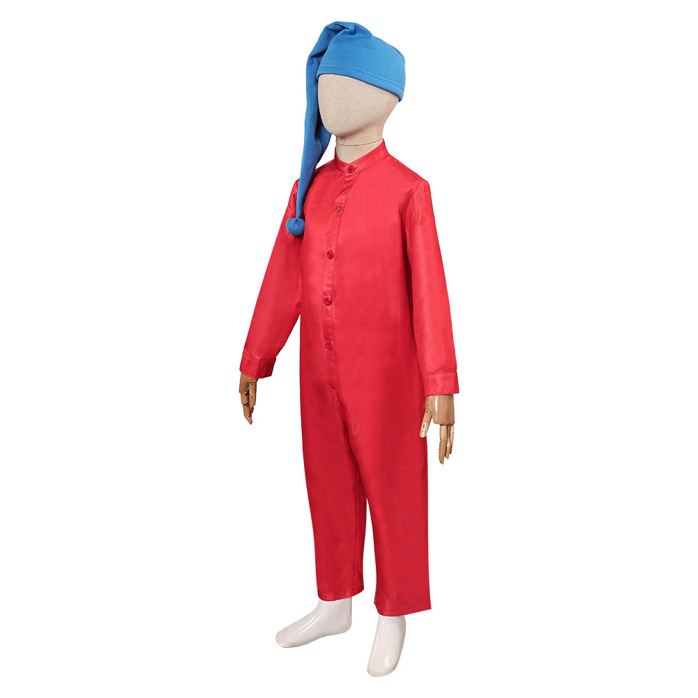 Kinder Schneewittchen Zwerg Cosplay Kostüm Outfits Halloween Karneval Anzug Zwerg