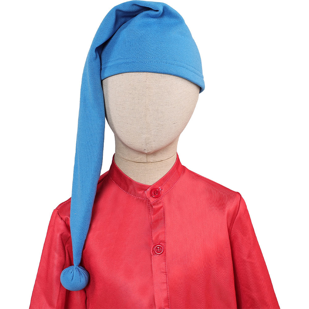 Kinder Schneewittchen Zwerg Cosplay Kostüm Outfits Halloween Karneval Anzug Zwerg