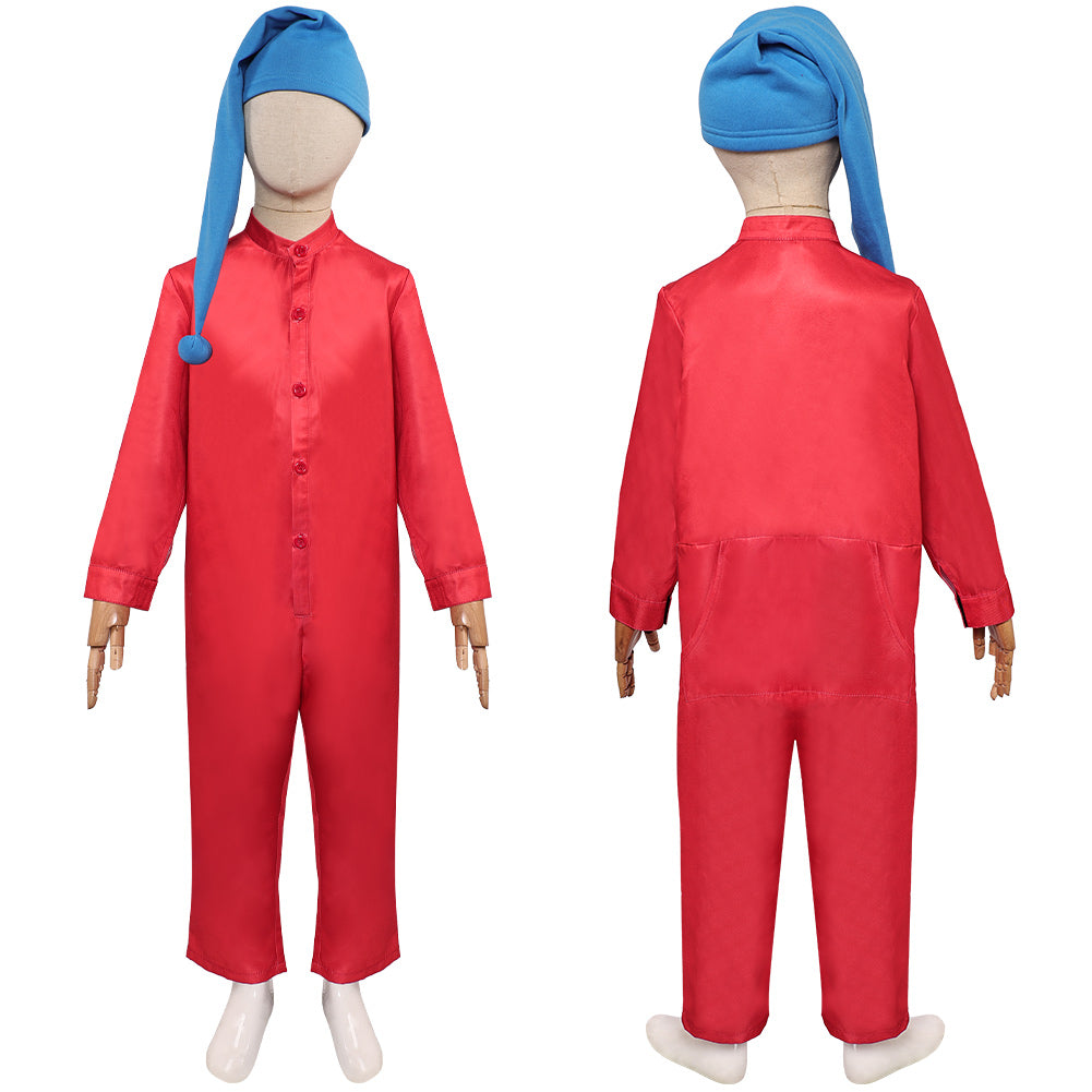 Kinder Schneewittchen Zwerg Cosplay Kostüm Outfits Halloween Karneval Anzug Zwerg