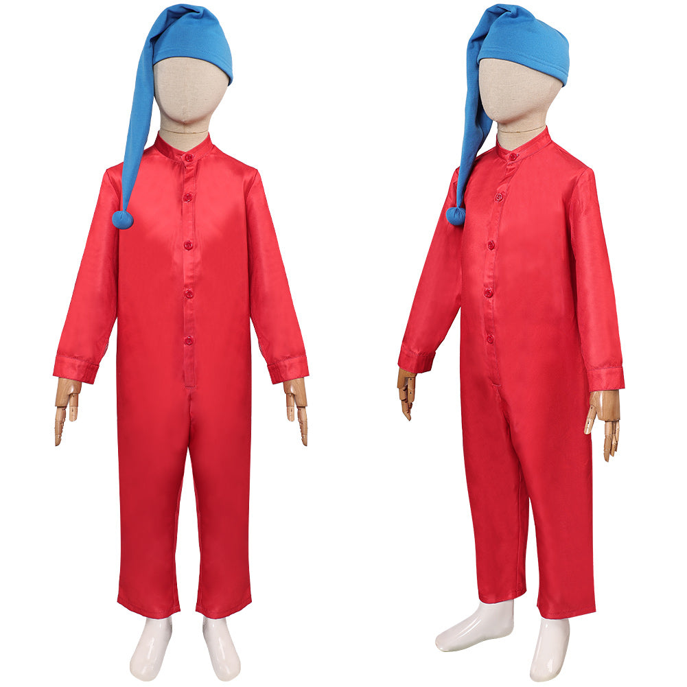 Kinder Schneewittchen Zwerg Cosplay Kostüm Outfits Halloween Karneval Anzug Zwerg