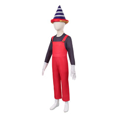 Kinder Super Mario Cosplay-Kostüm für Halloween Karneval oder Partys Mario