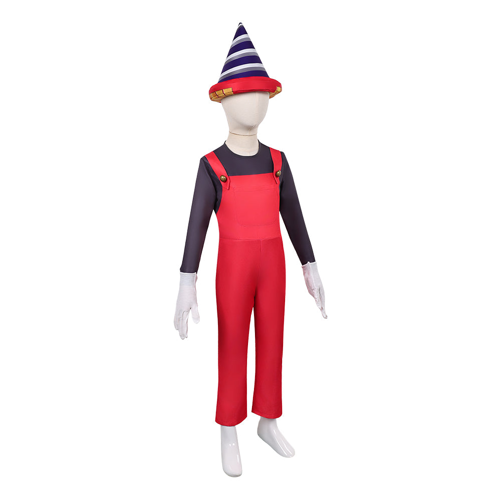 Kinder Super Mario Cosplay-Kostüm für Halloween Karneval oder Partys Mario