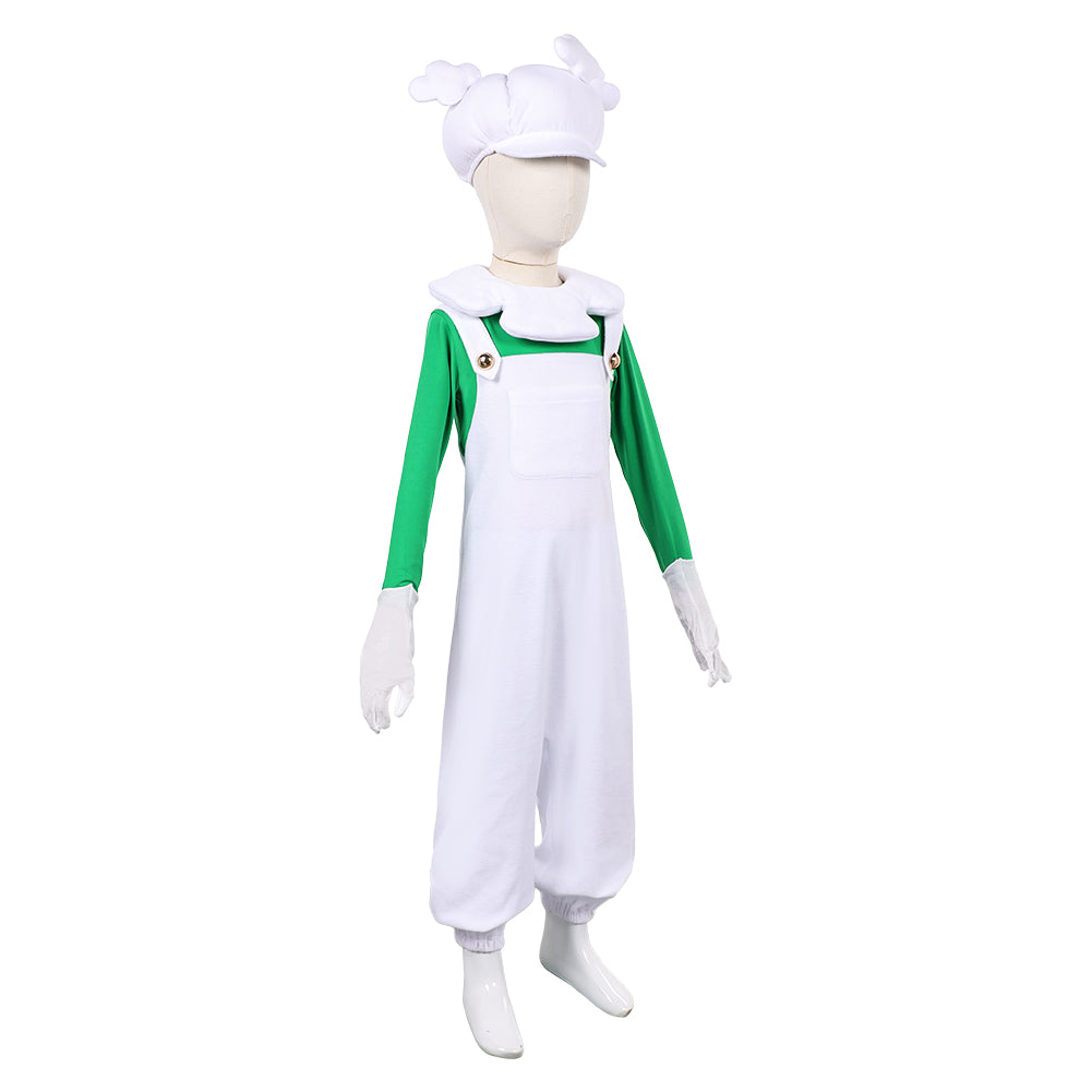 Kinder Super Mario Luigi Cosplay-Kostüm für Halloween Karneval und Partys