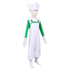 Kinder Super Mario Luigi Cosplay-Kostüm für Halloween Karneval und Partys