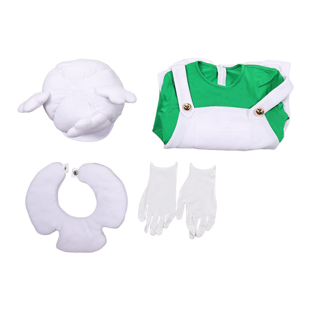 Kinder Super Mario Luigi Cosplay-Kostüm für Halloween Karneval und Partys