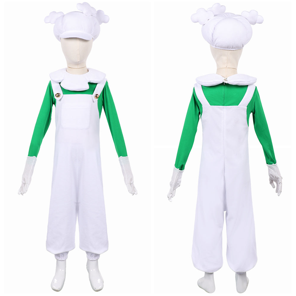 Kinder Super Mario Luigi Cosplay-Kostüm für Halloween Karneval und Partys