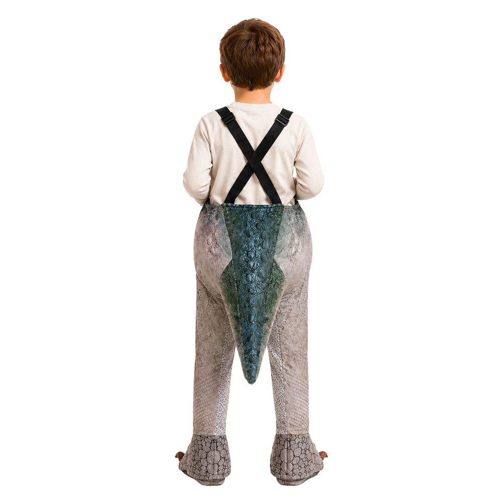 Kinder Tyrannosaurus rex Cosplay-Overall – Kostüm für Halloween und Karnevalspartys