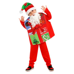Kinder Weihnacht Geschenkbox Cosplay Kostüm Halloween Karneval Party Anzug