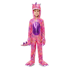KinderT-Rex Dinosaurier Cosplay Overall – Lustiges Halloween Karneval Party-Outfit