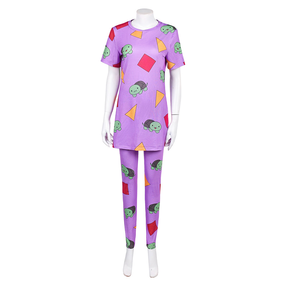 Kpop Demon Hunters Cosplay Kostüm Halloween Karneval Party Anzug Zoey Schlafanzug