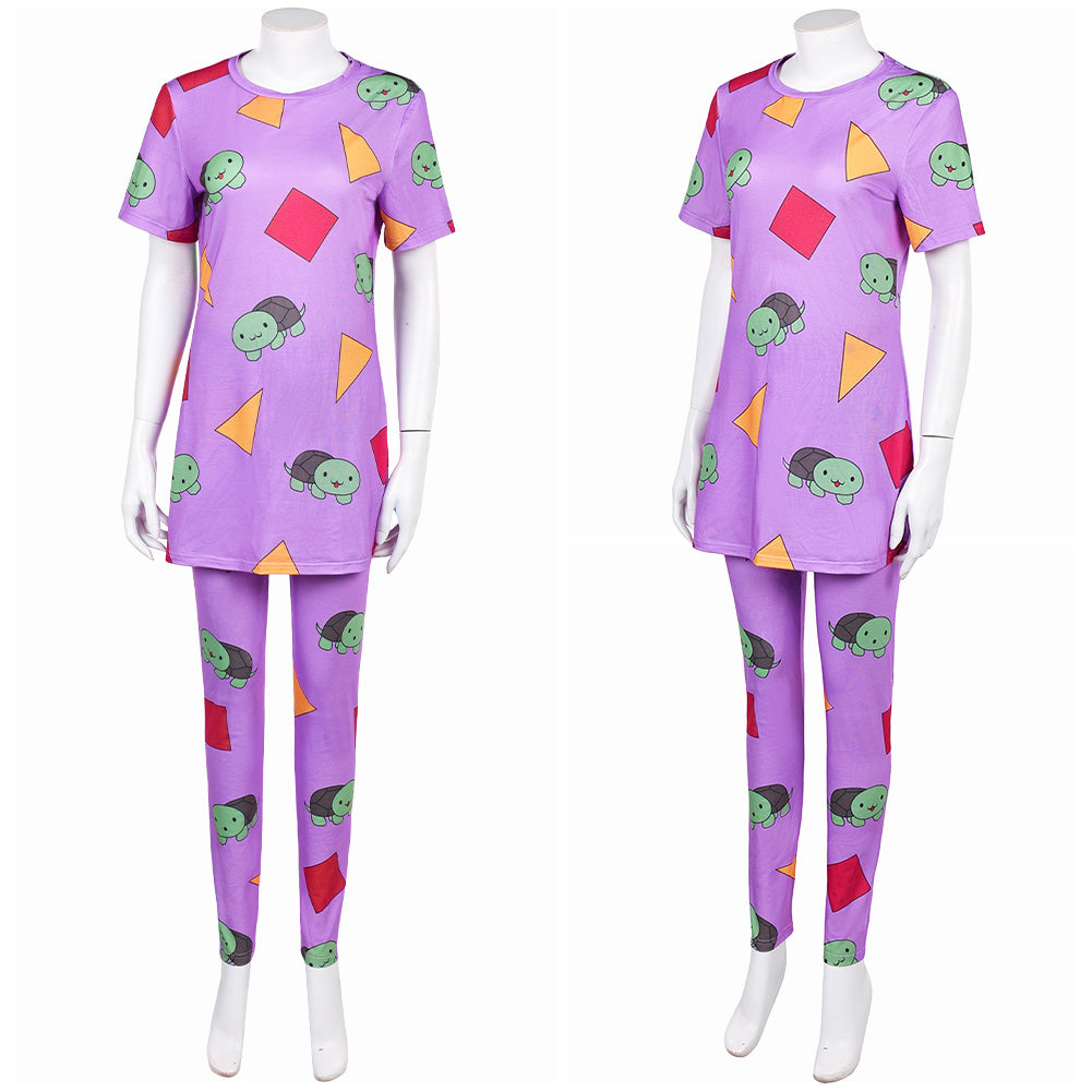 Kpop Demon Hunters Cosplay Kostüm Halloween Karneval Party Anzug Zoey Schlafanzug