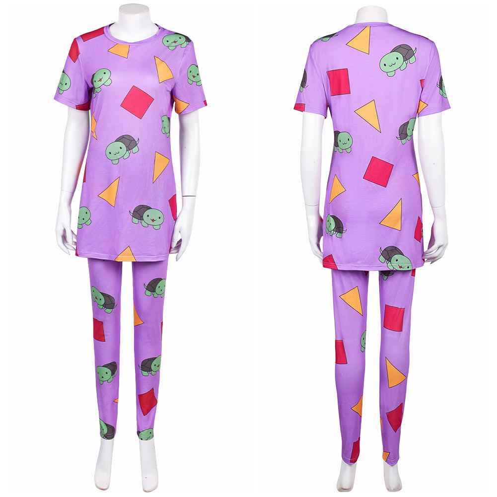 Kpop Demon Hunters Cosplay Kostüm Halloween Karneval Party Anzug Zoey Schlafanzug