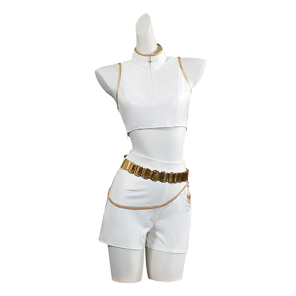 Kpop Demon Hunters Huntrix Kinder Mädchen Rumi Cosplay Kostüm Halloween Karneval Party Anzug