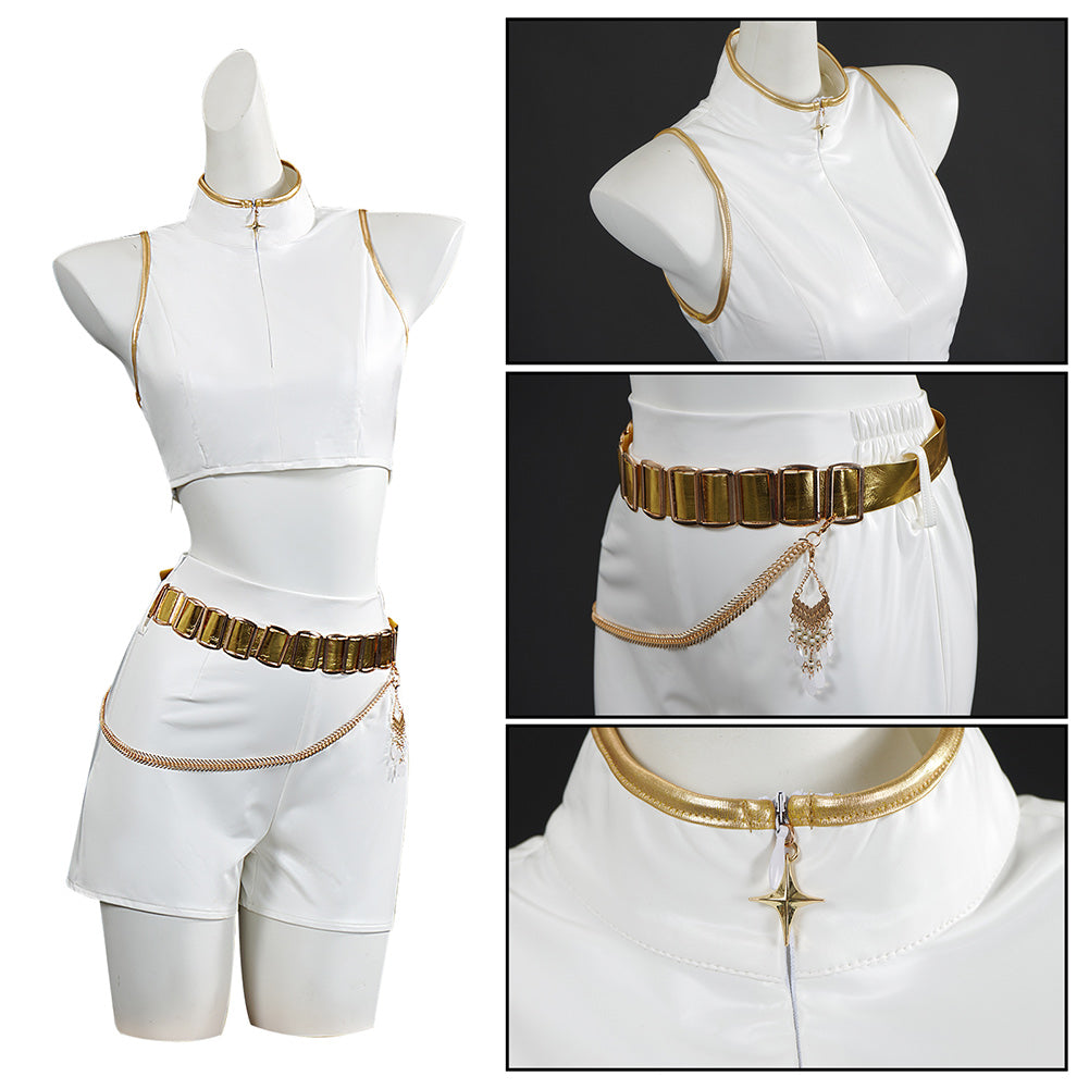 Kpop Demon Hunters Huntrix Kinder Mädchen Rumi Cosplay Kostüm Halloween Karneval Party Anzug