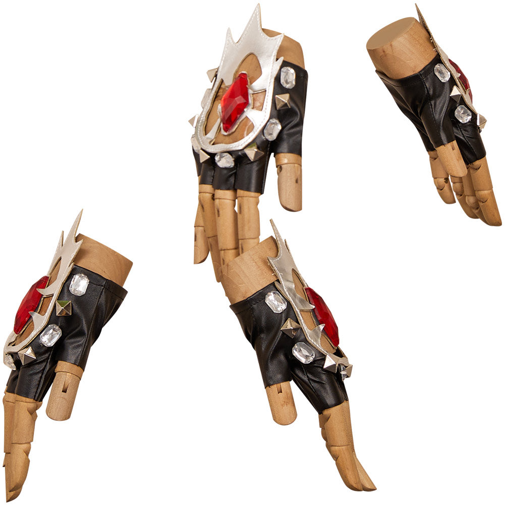 Kpop Demon Hunters Huntrix Mira Cosplay Handschuhe Halloween Karneval Kostüm Zubehör