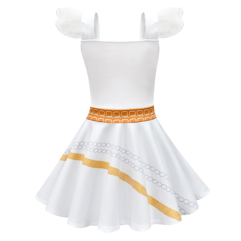 Kpop Demon Hunters Kinder Mädchen Kleid Rumi Kostüm farbenfrohes Halloween & Karnevalskostüm für Partys