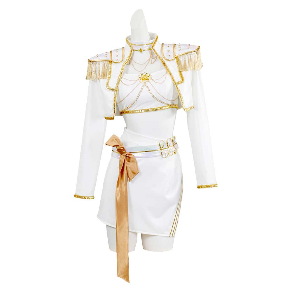 Kpop Demon Hunters Kinder Mädchen Mira Huntrix Cosplay Kostüm Halloween Karneval Party Anzug