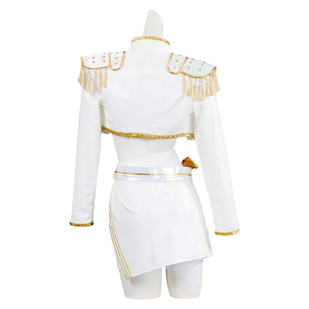 Kpop Demon Hunters Kinder Mädchen Mira Huntrix Cosplay Kostüm Halloween Karneval Party Anzug