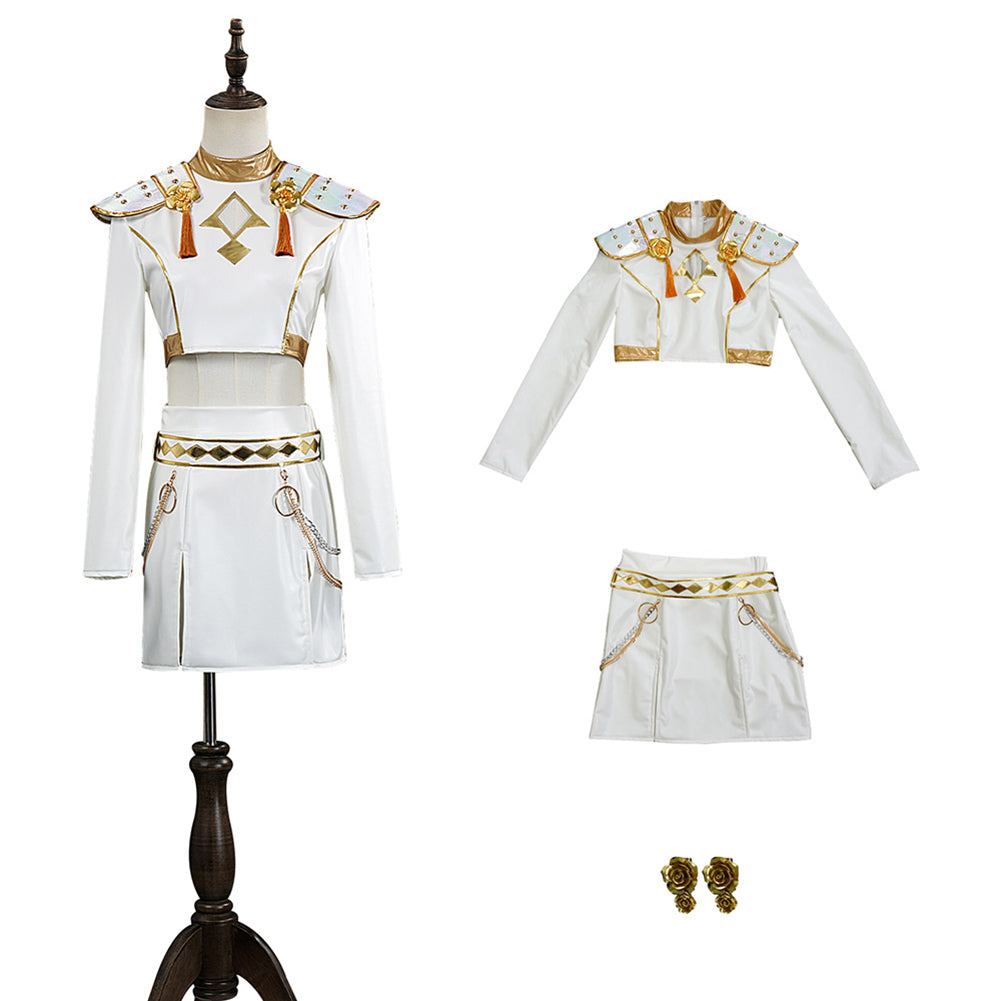 Kpop Demon Hunters Kinder Mädchen Zoey Cosplay Kostüm Halloween Karneval party Anzug