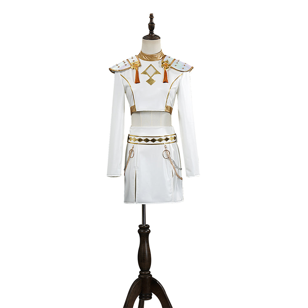 Kpop Demon Hunters Kinder Mädchen Zoey Cosplay Kostüm Halloween Karneval party Anzug