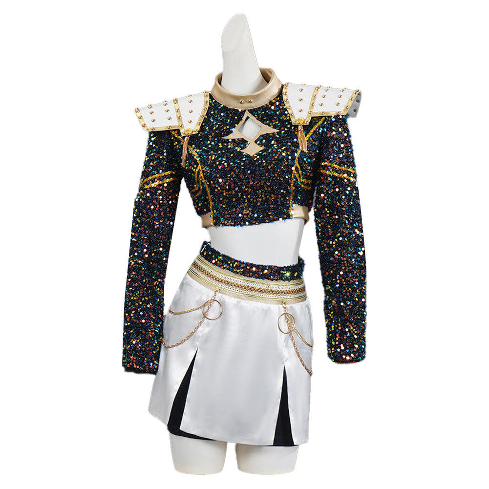 Kpop Demon Hunters Kinder Mädchen Zoey Cosplay Kostüm Halloween Karneval party Anzug