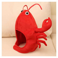 Lobster unisex Hummer-Cosplay-Hut – Accessoires für Halloween- und Karnevalskostüme