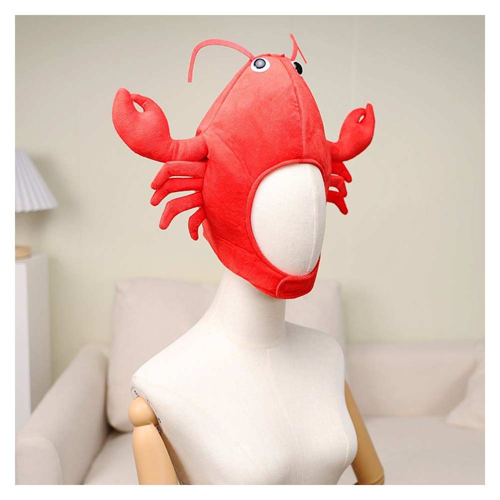 Lobster unisex Hummer-Cosplay-Hut – Accessoires für Halloween- und Karnevalskostüme